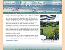Tablet Screenshot of hilltopcottageswellsmaine.com